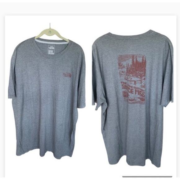 The North Face Graphic T-Shirt Men's Fine Alpine Equipment Short Sleeve Gray XXL - Picture 1 of 13